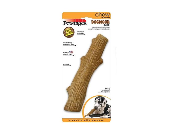 Tier-Intelligenzspielzeug Petstage Dogwood Durable Stick, L , braun (bunt), B:3,8cm L:20cm, Tierspielzeuge, Tier-Intelligenzspielzeug