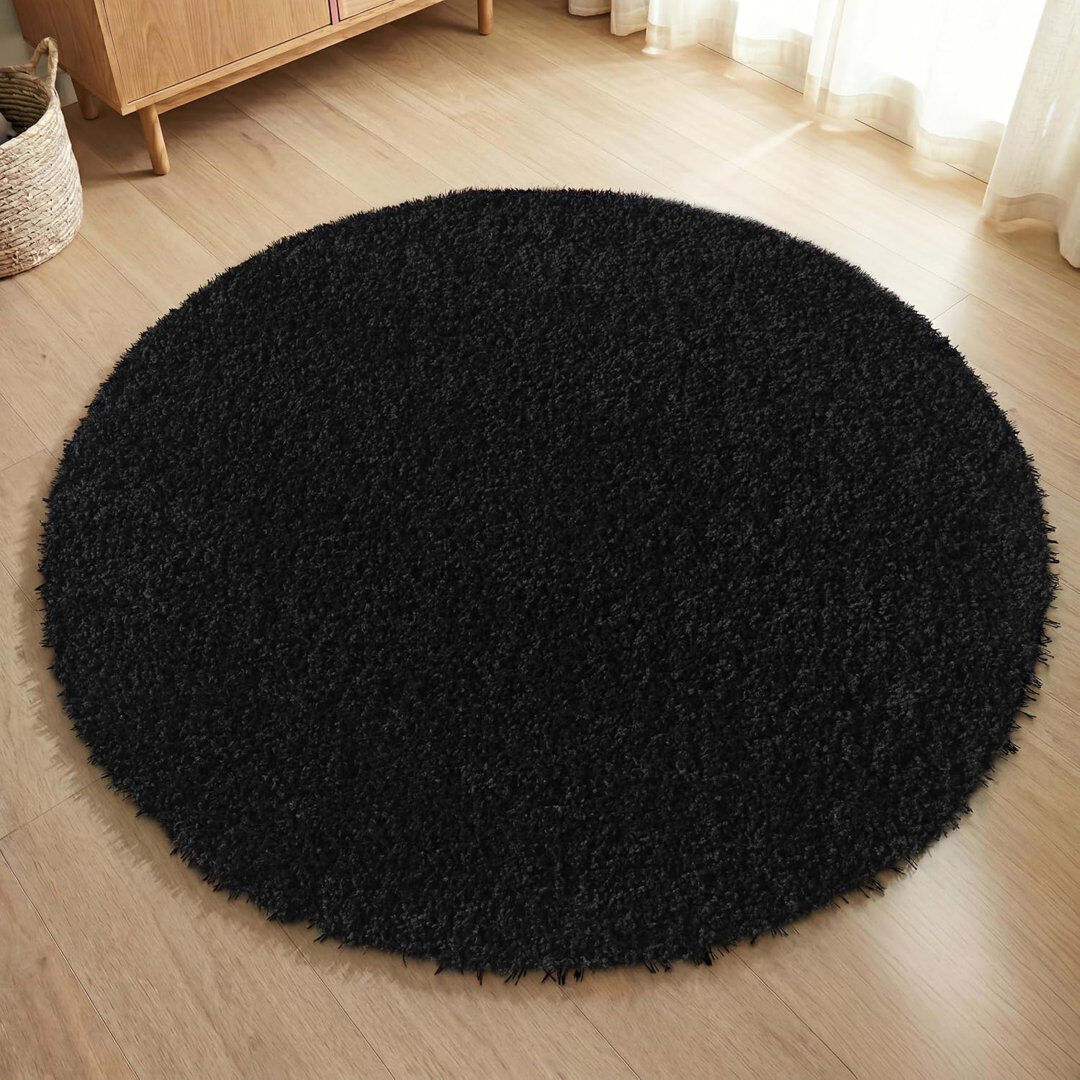 Ruglenza Home Galaxy Shag Black 120 x 120 cm