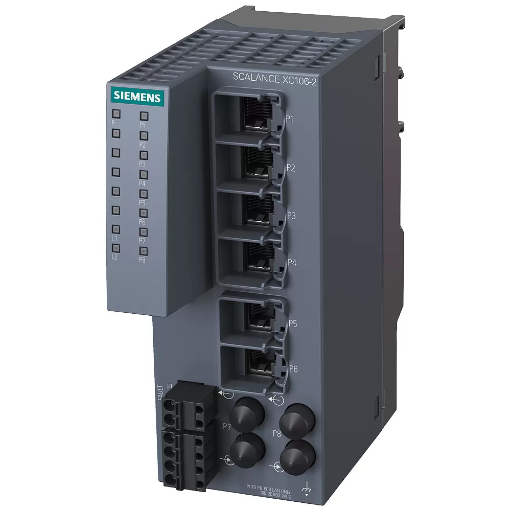 Siemens SIPLUS NET SCALANCE XC106-2, Unmanaged