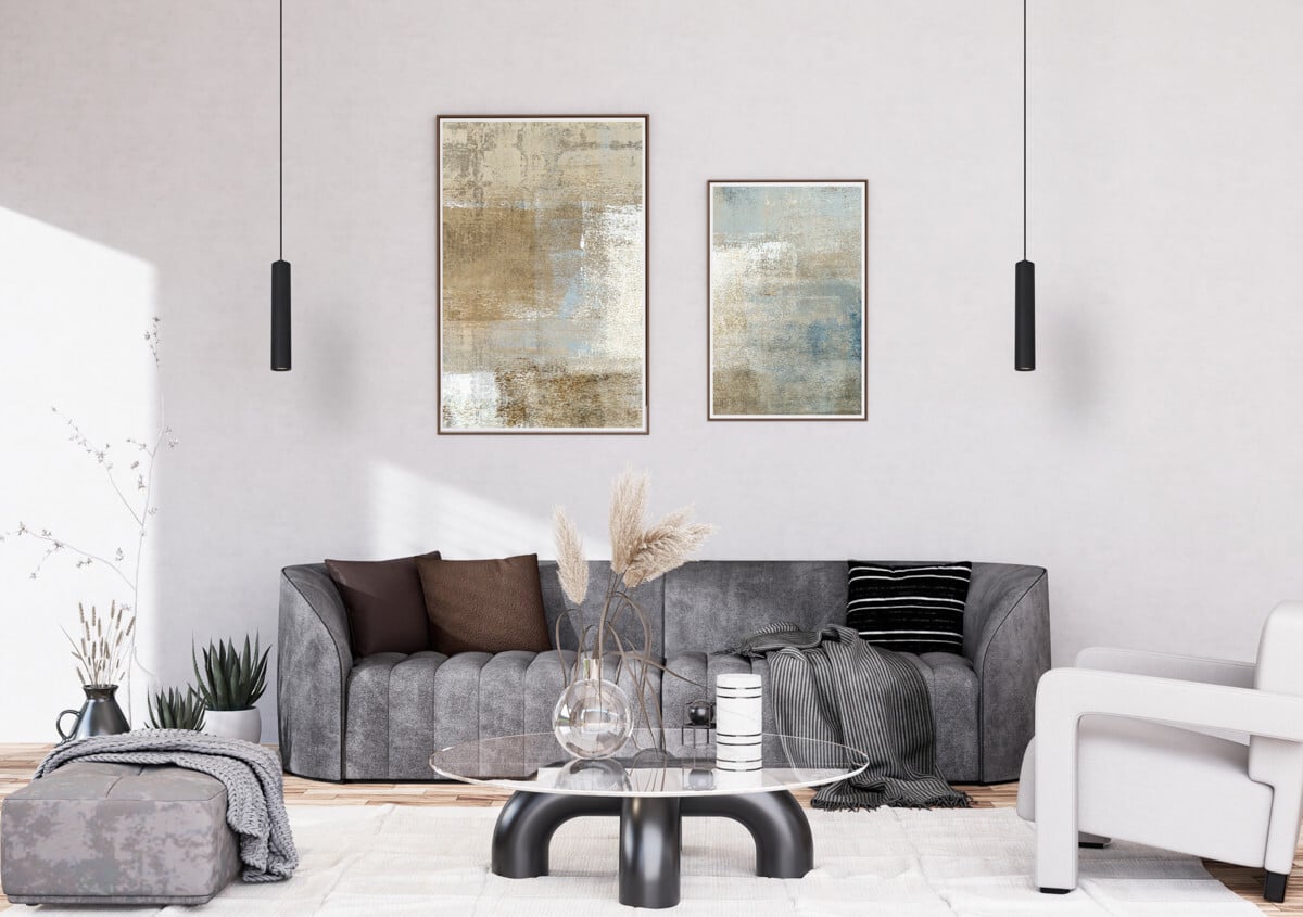 Hanglamp LOPUS PND-48930-1-BK met LED van Italux in zwart