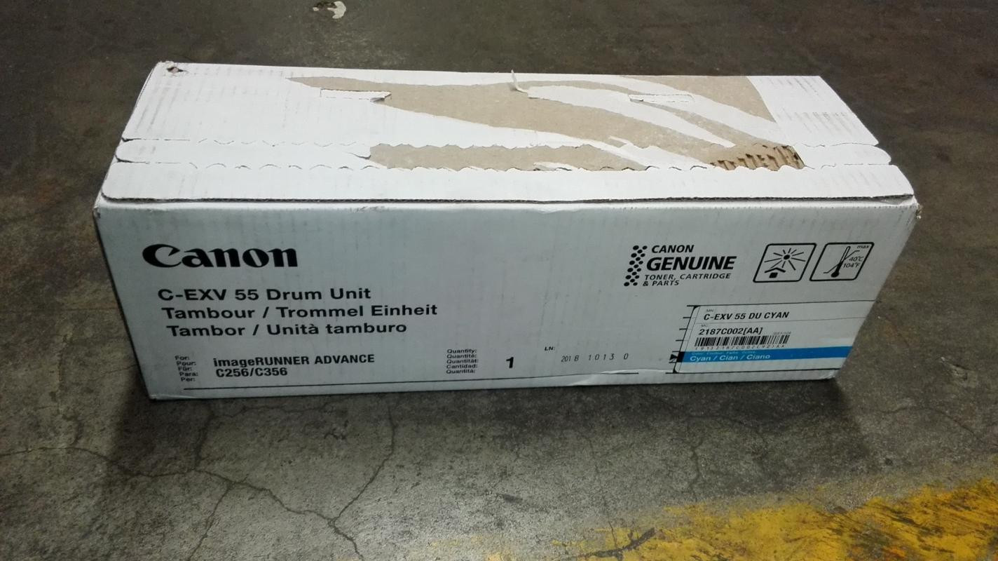 Canon C-EXV55 originele toner met een capaciteit van 45.000 pagina's voor Canon IR Advance C 256 i, IR Advance C 356 P, IR Advance C 356 i, IR-C 256 i, IR-C 356 i en IR-C 356 P