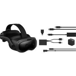 HTC Vive Focus Vision Consumer Edition + Vive Wired Streaming Kit Virtual Reality Brille Schwarz 128 GB inkl. Controller 99HAUM029-00 +  99H12349-00