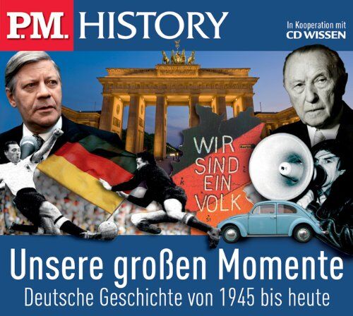 Gert Heidenreich - P.M. HISTORY - Unsere großen Momente. Deutsche Geschichte von 1945 bis heute, 5 CDs - Preis vom 05.10.2026 03:47:11 h