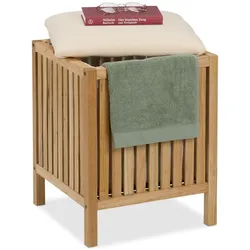 Relaxdays, Wäschekorb, Wäschekorb (30 l)