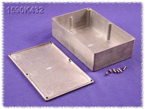 Hammond Electronics 1590K432 Universal-Gehäuse 188 x 120 x 56 Zink Natur 1St.