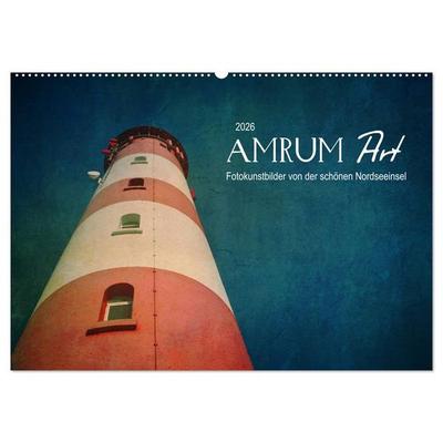 AMRUM Art (Wandkalender 2026 DIN A2 quer), CALVENDO Monatskalender