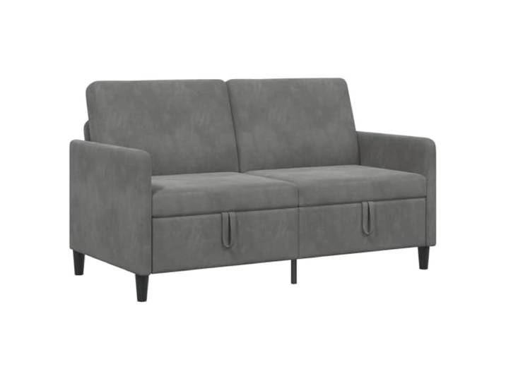 PUGYNBK Sofa mit Stauraum, dunkelgrau, 152 x 78 x 87 cm, Polyester Waschbare Bezüge, erhöhter Sitz, stabile Beine, moderner Stil, Innengebrauch
