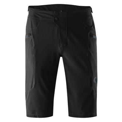 Radhose GONSO "VALDES", Herren, Gr. XXL, Normalgrößen, schwarz, 85% Polyester, 15% Elasthan, Hosen, Herren Bike-Shorts, atmungsaktive MTB Fahrradhose, Bund regulierbar
