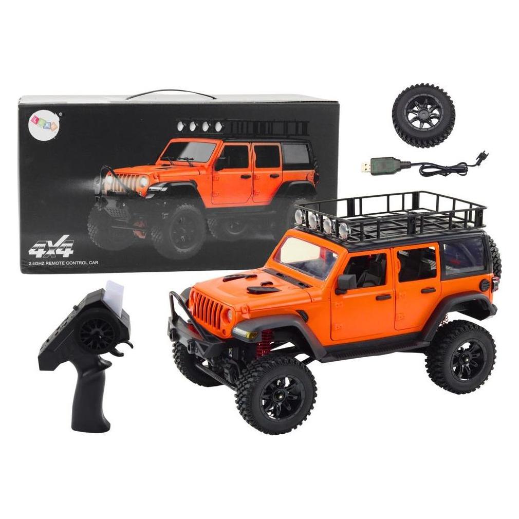 No Name Auto terenowe R/C 2.4G nap?d 4x4 pomara?czowy (RTR Ready-to-Run) (49684131)