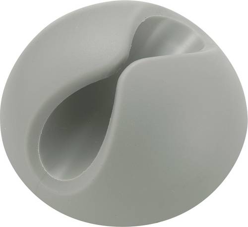 TRU Components Kabelhalter selbstklebend 547611 Bündel-Ø-Bereich 9mm (max) Grau