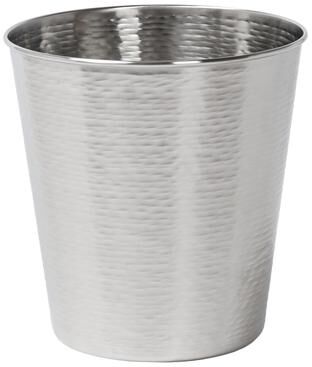 happimess Remi Modern Classic Textured Steel 2-Gallon Wastebasket