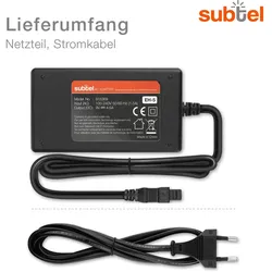 Subtel Netzteil für Nikon 1 V2, Kamera Stromversorgung, Schwarz