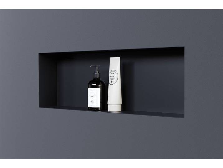Bernstein Ablageelement NT206010X randlos, Randlose Wandeinbaunische, senkrecht und waagerecht montierbar