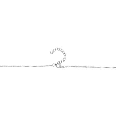 Kette ohne Anhänger ADELIA´S "Halskette – Kreuz aus Edelstahl 43 cm", silber, Halsketten, Damen, 43cm, Edelstahl, Ein kleines Geschenk mit großer Wirkung
