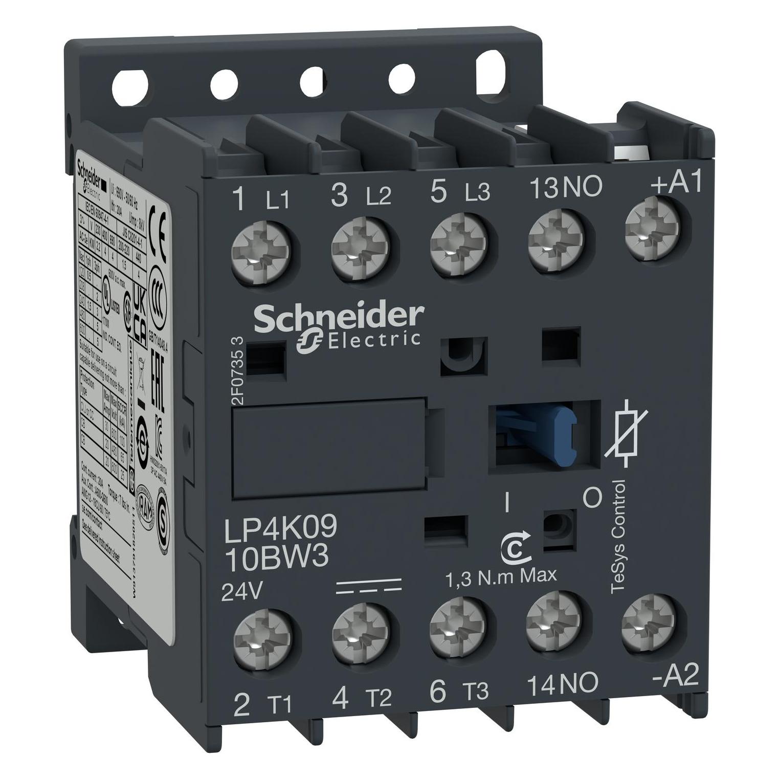 Schneider Electric Schütze mit kleiner Leistung 24VDC (LP4K0910BW3)