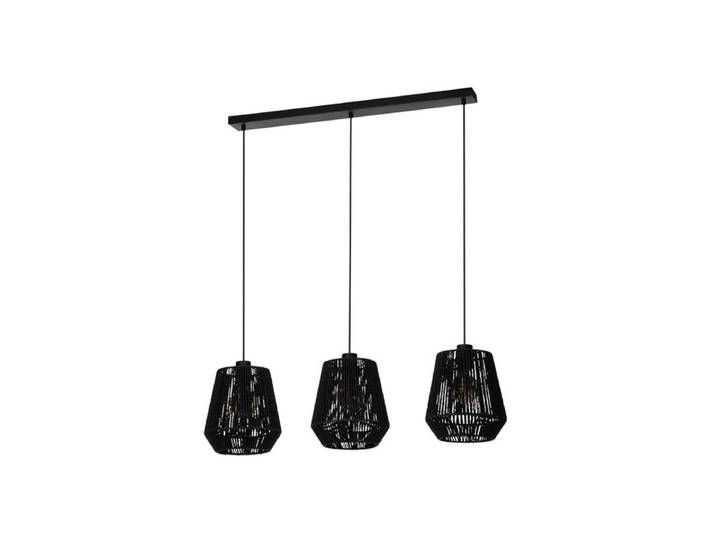 EGLO PERSLEY LANGER TISCH L920 3XE27 SCHWARZ FSC