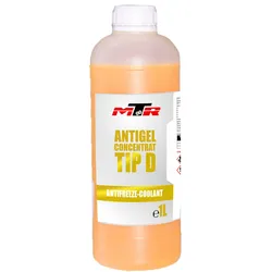 MTR Kühlerfrostschutz Antifreeze Coolant Tip D Gelb Konzentrat 1 Liter