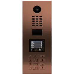 DoorBird D21DKV IP Video Türsprechanlage – Bronze-Optik (PVD)