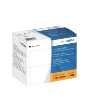 HERMA Franking labels Etiketten Papier self-adhesive weiß 130 x 40 mm 1000 500 Bogen x 2 (4318)