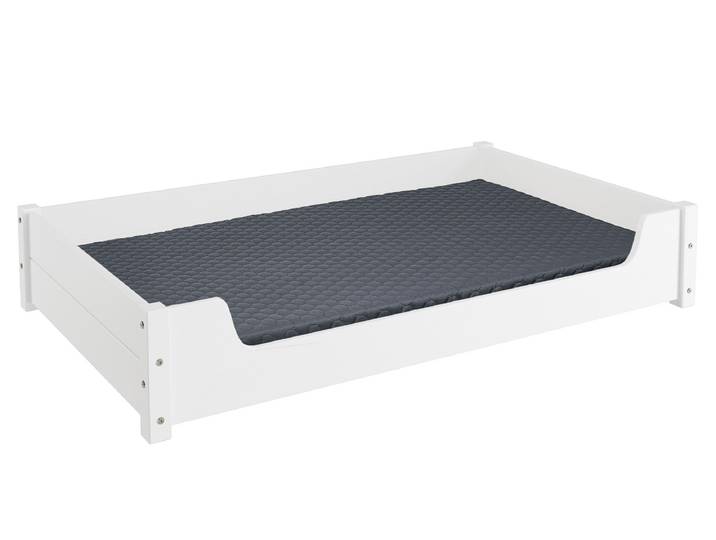 Hundesofa XXL für Dogge Bernhardiner Tierbett 120 x 70 cm Kiefer Weiß
