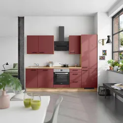 Küchenleerblock Easytouch High o. Geräte Rot
