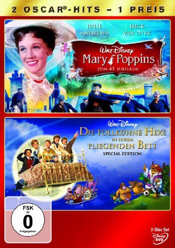 Robert Stevenson - Mary Poppins / Die tollkühne Hexe in ihrem fliegenden Bett (2 DVDs) - Preis vom 12.10.2026 11:37:12 h
