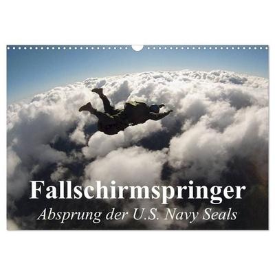 Fallschirmspringer. Absprung der U.S. Navy Seals (Wandkalender 2027 DIN A3 quer), CALVENDO Monatskalender