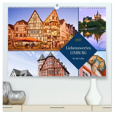 Liebenswertes Limburg (hochwertiger Premium Wandkalender 2027 DIN A2 quer), Kunstdruck in Hochglanz