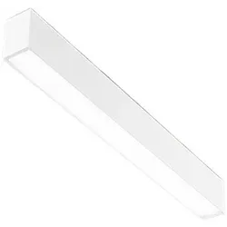 20-W-LED-Deckenleuchte, modular, 60 cm, mattweiß – dimmbar, Farbtemperatur (CCT) mit prismatischem Diffusor, UGR minore 22, Schutzklasse I – Perenz