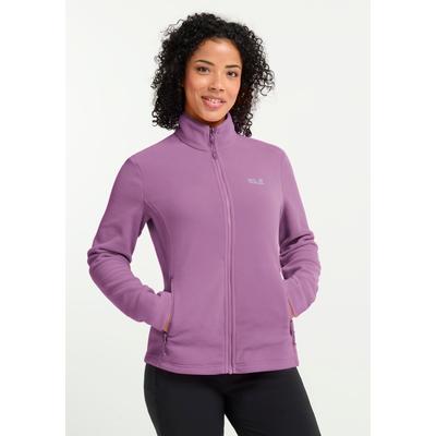 Fleecejacke JACK WOLFSKIN "TAUNUS 100 FZ W", Damen, Gr. XL (46), vividorchid, Obermaterial: 100% POLYESTER. Futter: 100% POLYESTER, Jacken Fleecejacke, 3-in-1 System-kompatibel, mit Verbindungsschlaufen, für Erwachsene