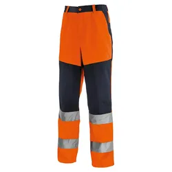 Warnschutz Bundhose "ROCHESTER" orange/marine - 48