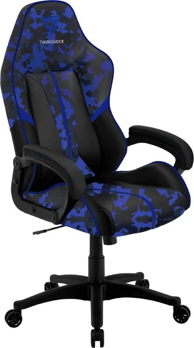 ThunderX3 BC1 CAMO Gaming Stuhl - camo/blau