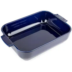 PEUGEOT Keramik Auflaufform APPOLIA 32cm Rechteckig Blau Spülmaschinenfest