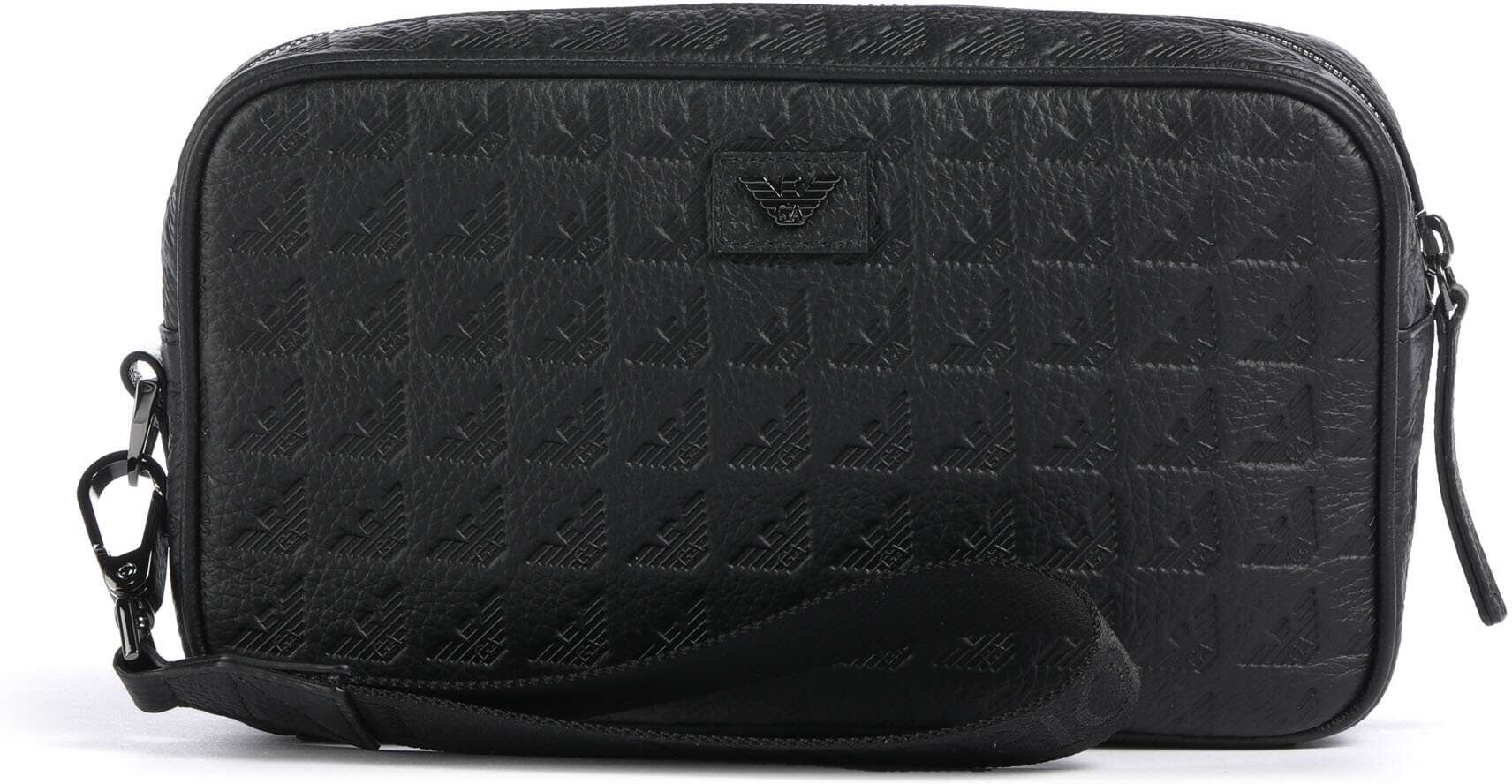 Giorgio Armani Emporio Armani New Minorca Kulturbeutel, schwarz