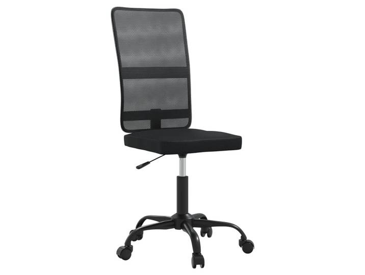 vidaXL Chaise de bureau noir filet