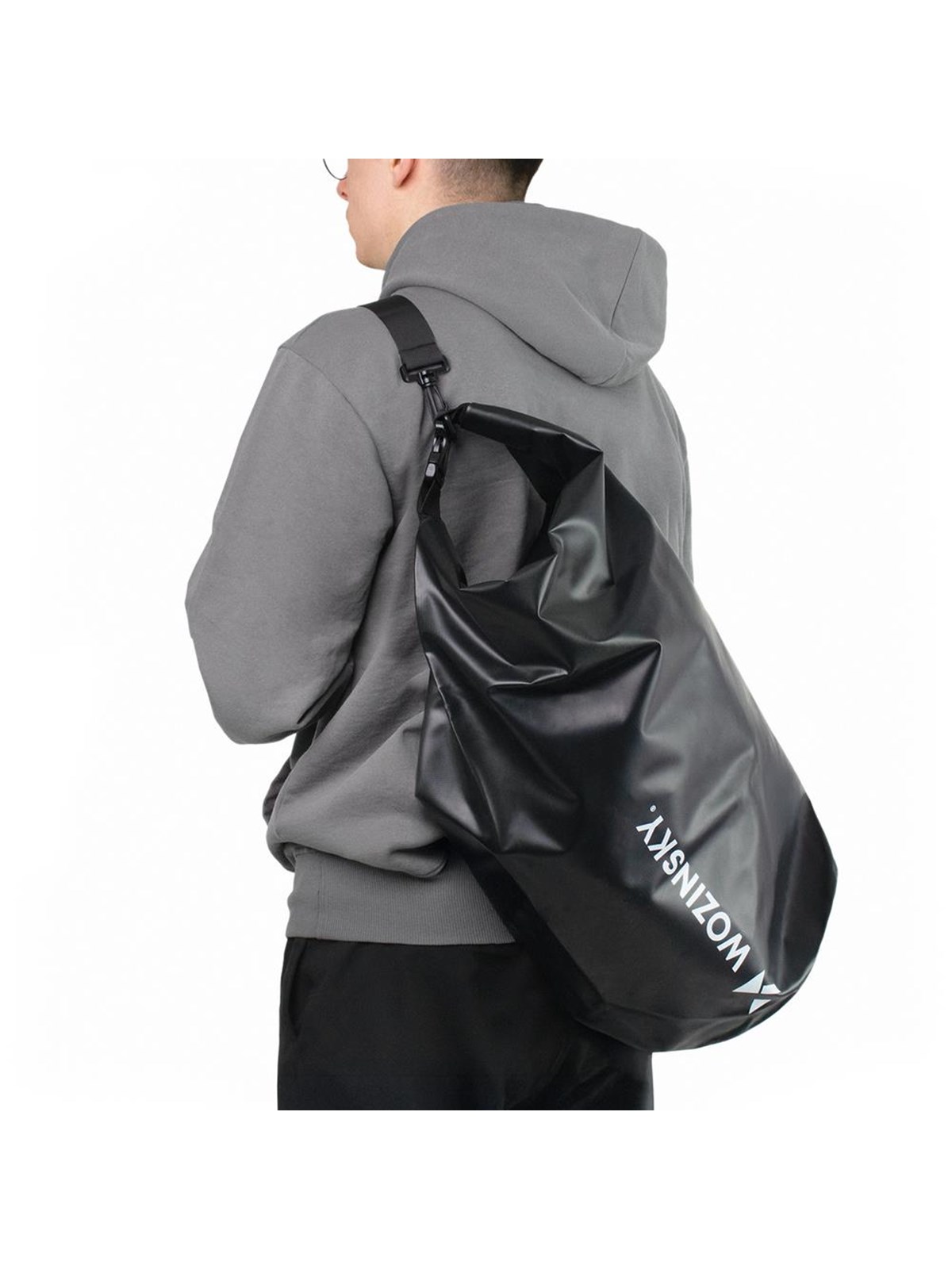 Wozinsky WWK-30 waterproof bag for 30l sup kayak - black