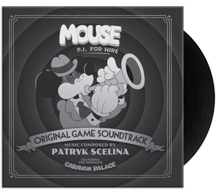 JUST FOR GAMES Vinyle MOUSE: P.I. For Hire - Originele Soundtrack, 1LP - Videogame muziek