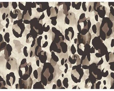 Harry & Grace Leopard Print Peel and Stick Wallpaper