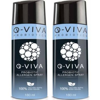 Q-Viva Probiotic Allergen Spray Navulling 180 ml Duopack 2x180 Dosierspray