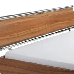 Hasena Kopfteil Lazy 180 cm / alu / Weiss