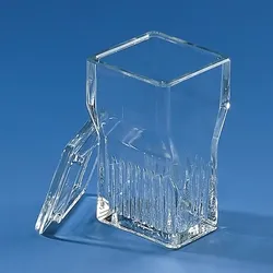 Färbetrog aus Natron-Kalk-Glas Typ Hellendahl mit Erweiterung 10 Stück