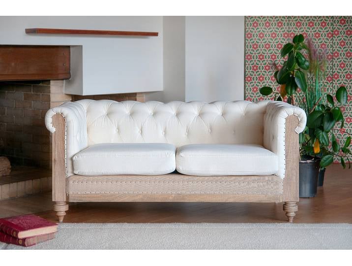 Canapé Chesterfield 2 places Montaigu