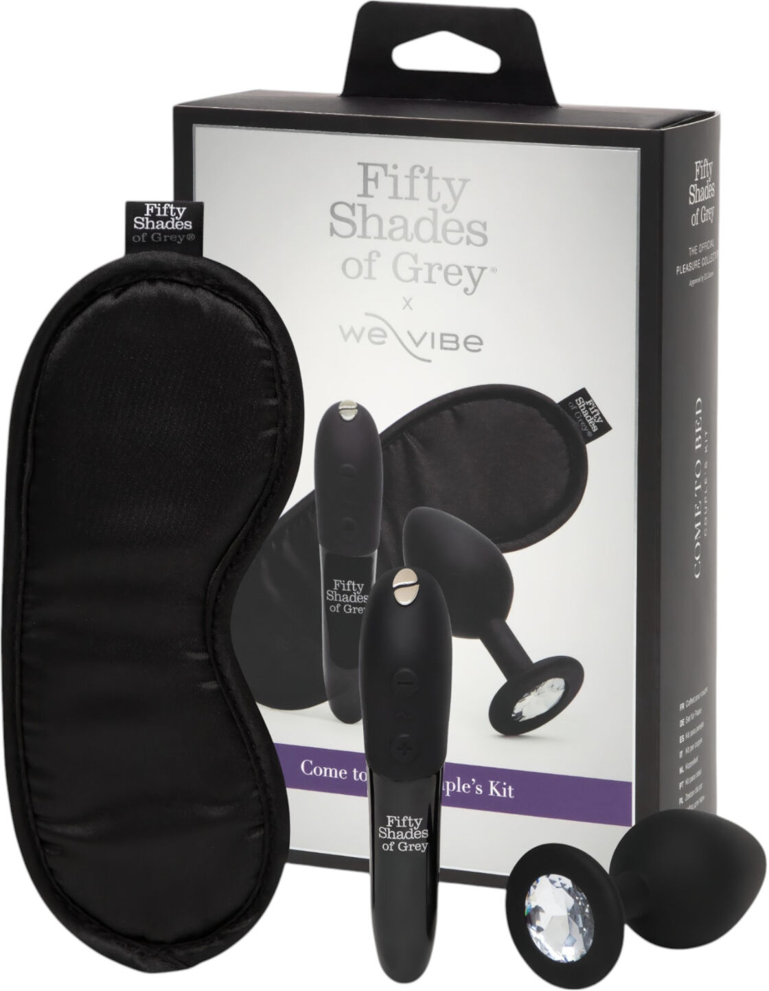 Fifty Shades of Grey - Come to Bed Set - 3 Pieces (Black)