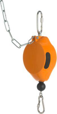 Positionierer HAHN+KOLB Autostat Typ 5250, Traglast 2,0 bis 7,0 kg, Seilauszugslänge bis 1500 mm, Absturzsicherung, Spezialkunststoff, orange
