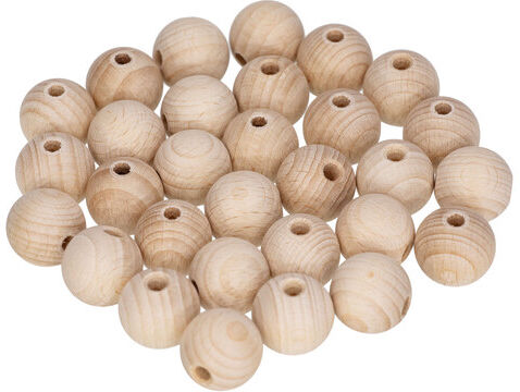 Holzkugeln, 25 mm Ø, 30 Stück