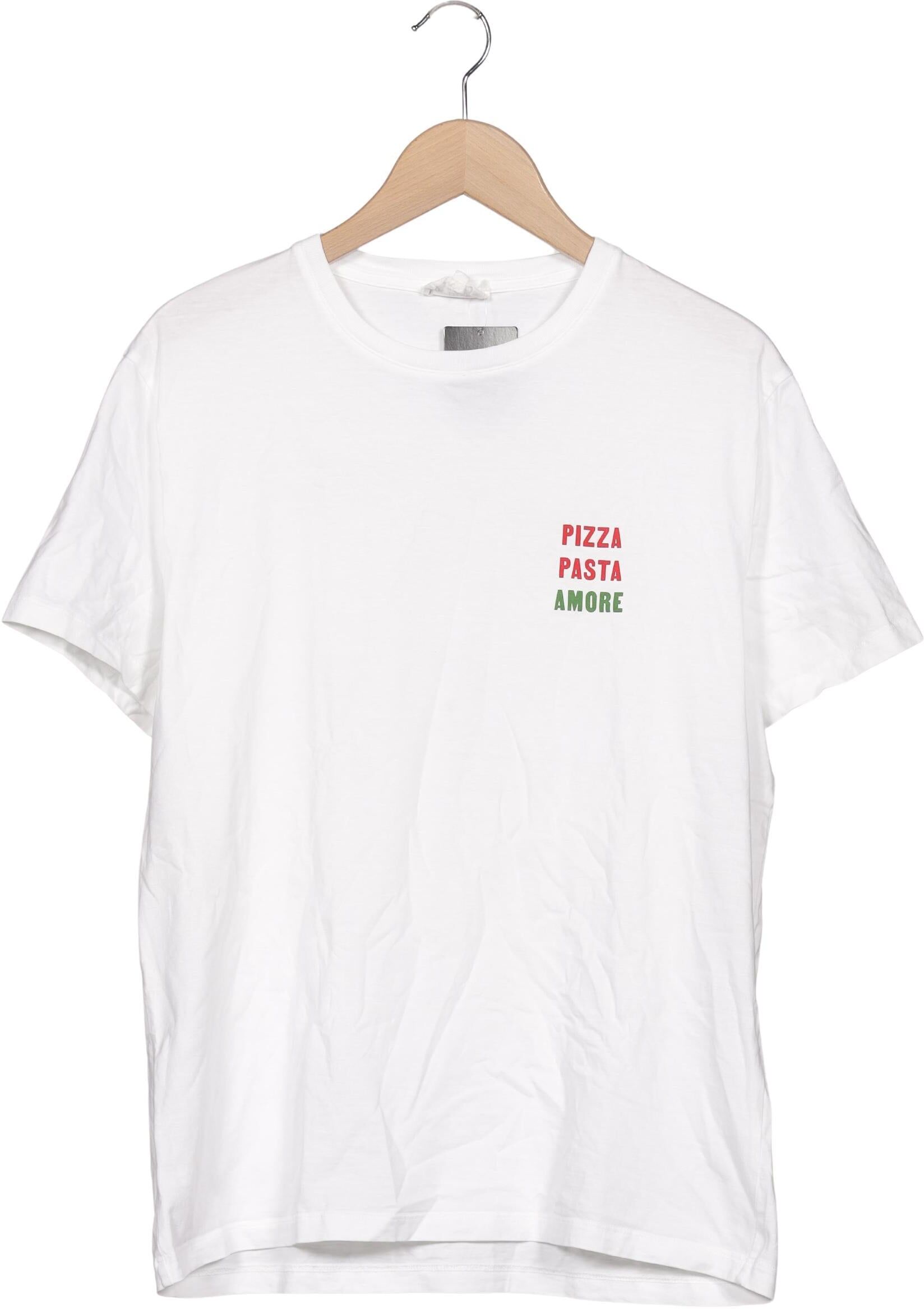 Octobre Editions Herren T-Shirt, Weiß, Gr. L, kein / Etikett - Second Hand