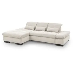 set one by Musterring Ecksofa SO 4100 Cord Weiß