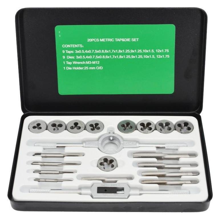 GCS ROCKFORCE-Gewindebohrer + Matrizen-Set. 20 Stück. (RF-M020-1)