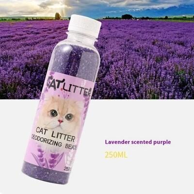 Inspired Finds Long Lasting Cat Litter Deodorizing Beads For Fresh Odor Control And Air Purification lavender