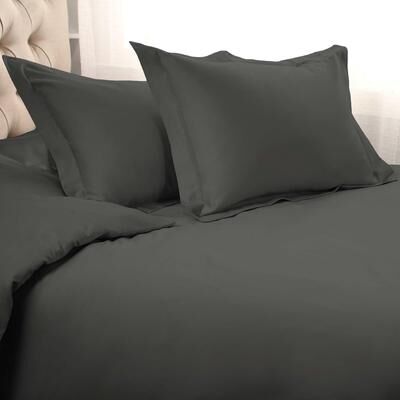 Superior 1500 Thread Count Egyptian Cotton Solid Duvet Cover Set